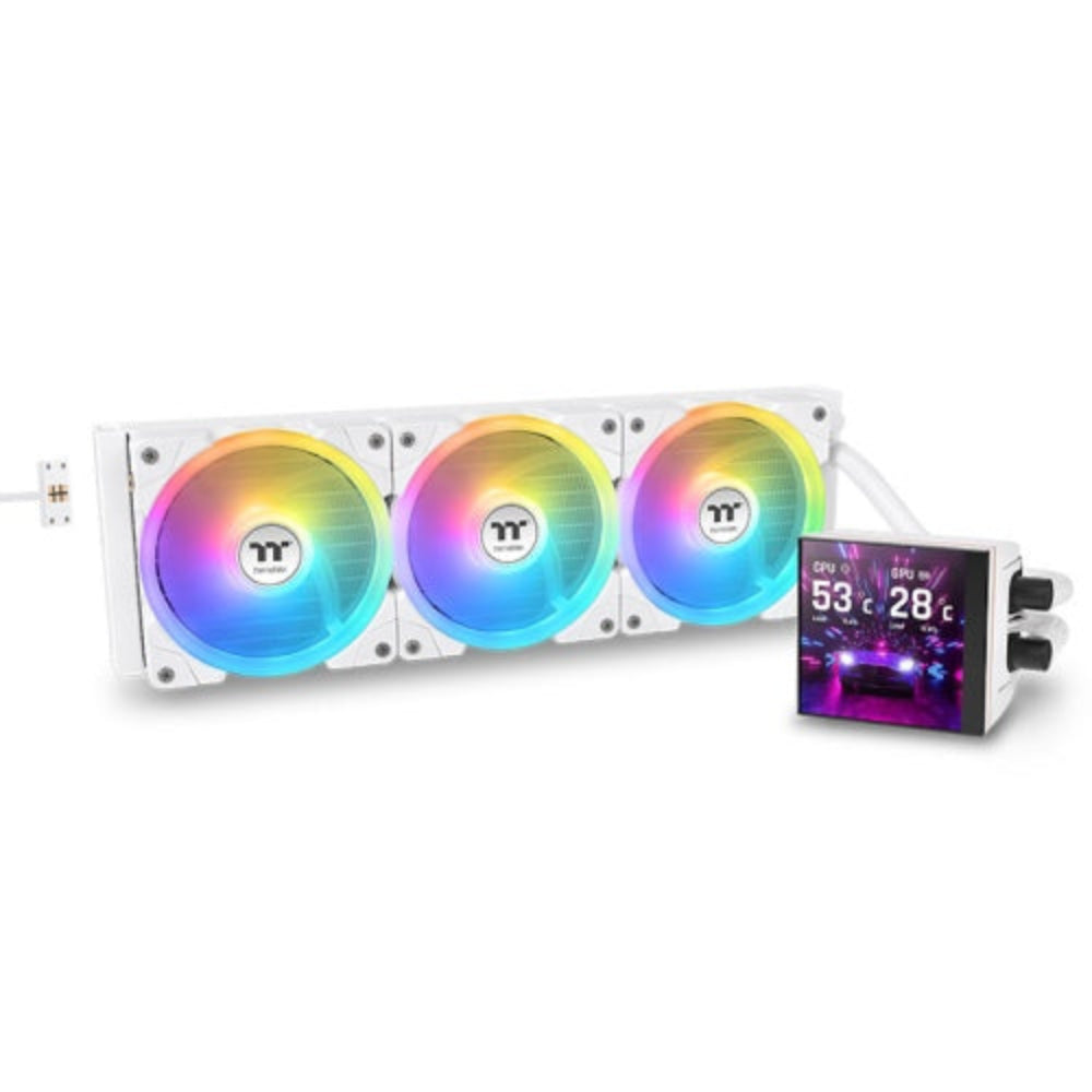 THERMALTAKE Magfloe 360 Ultra ARGB 360mm CPU Liquid Cooler ( Snow White )