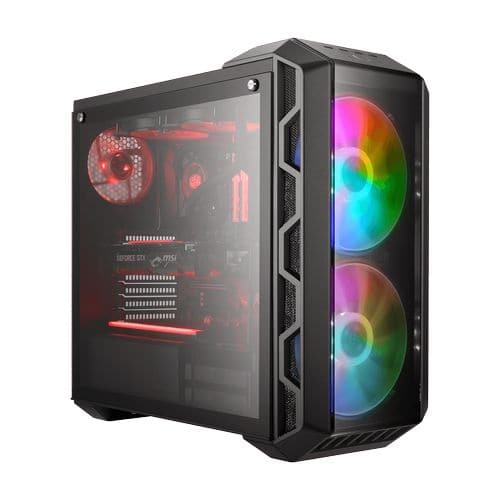 COOLER MASTER MasterCase H500 ARGB ATX Mid Tower Cabinet (Black)