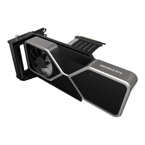 COOLER MASTER Vertical Graphics Card Holder Kit V3 - PCIe 4.0 Riser Cable For E-ATX Cabinet (Black)