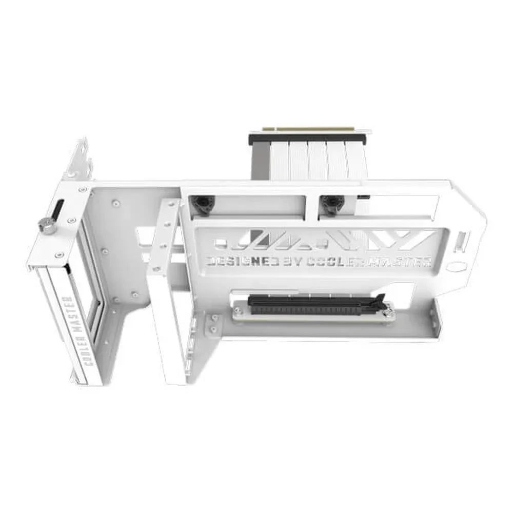 COOLER MASTER Vertical Graphics Card Holder Kit V3 - PCIe 4.0 Riser Cable For E-ATX Cabinet (White)