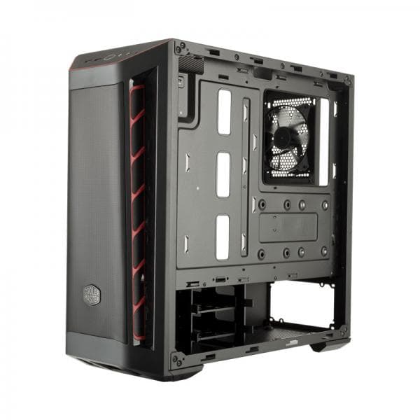 COOLER MASTER MB511 Red Trim ATX Mid Tower Cabinet (Black)