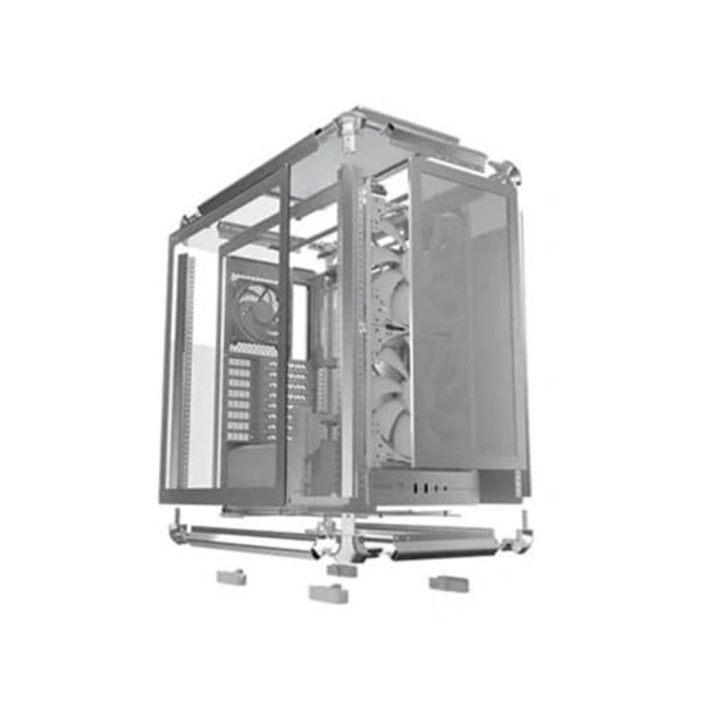 COOLER MASTER Master Frame 500 Mesh ARGB EATX Mid Tower Cabinet ( Silver )