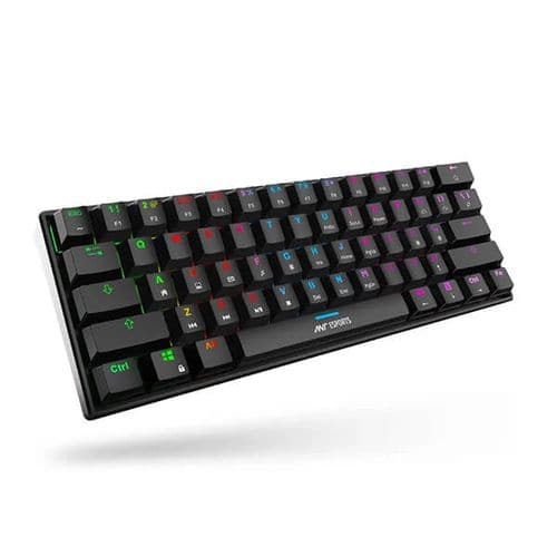 ANT ESPORTS MK1300 Mini 60% RGB Mechanical Wired Gaming Keyboard (Black) (Red Switch) (Linear Switch) (MK1300)