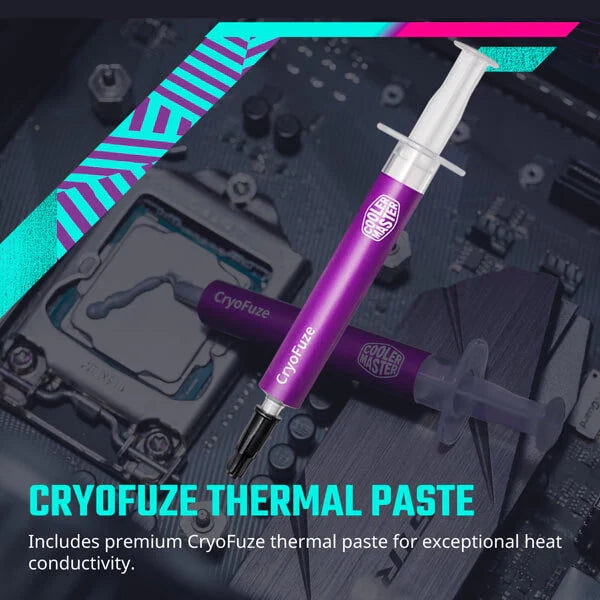 COOLER MASTER MasterLiquid ML240L Core Non-RGB 240mm CPU Liquid Cooler (Black)