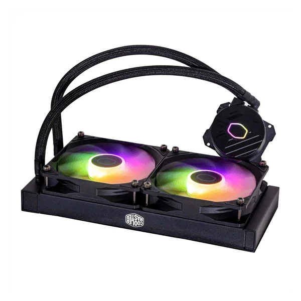 COOLER MASTER MasterLiquid 240L Core ARGB 240mm CPU Liquid Cooler (Black)