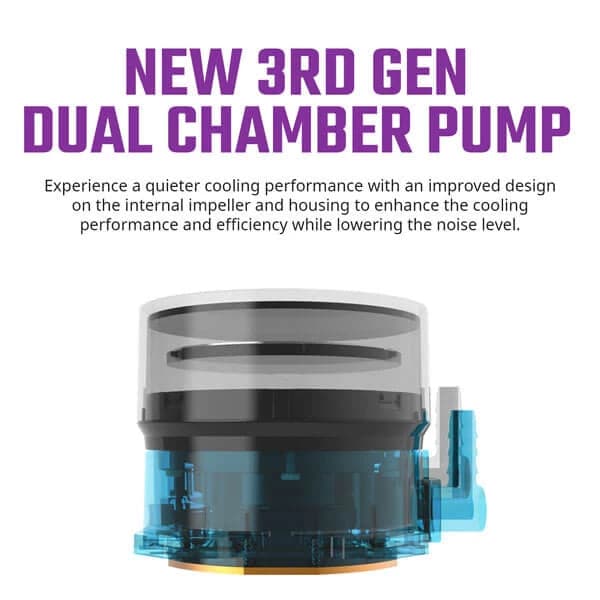 COOLER MASTER ML360 illusion ARGB 360mm CPU Liquid Cooler (Black)