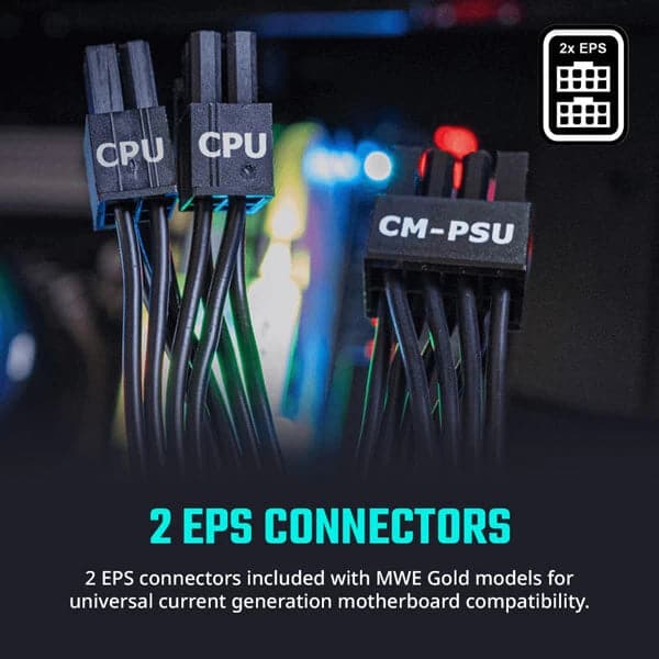 COOLER MASTER MWE 750 V2 80 Plus Gold Fully Modular Power Supply (750W)