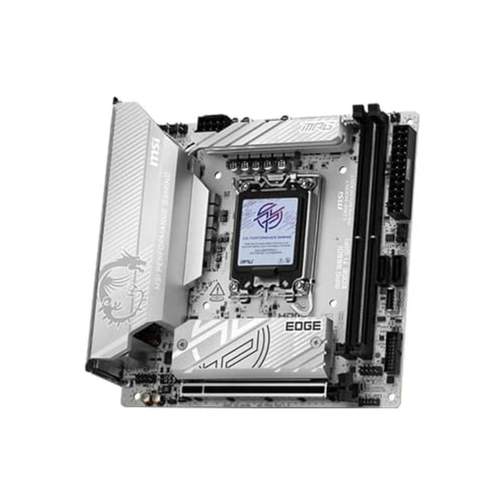 MSI MPG B860I Edge TI Wifi7 DDR5 White Edition Intel Motherboard