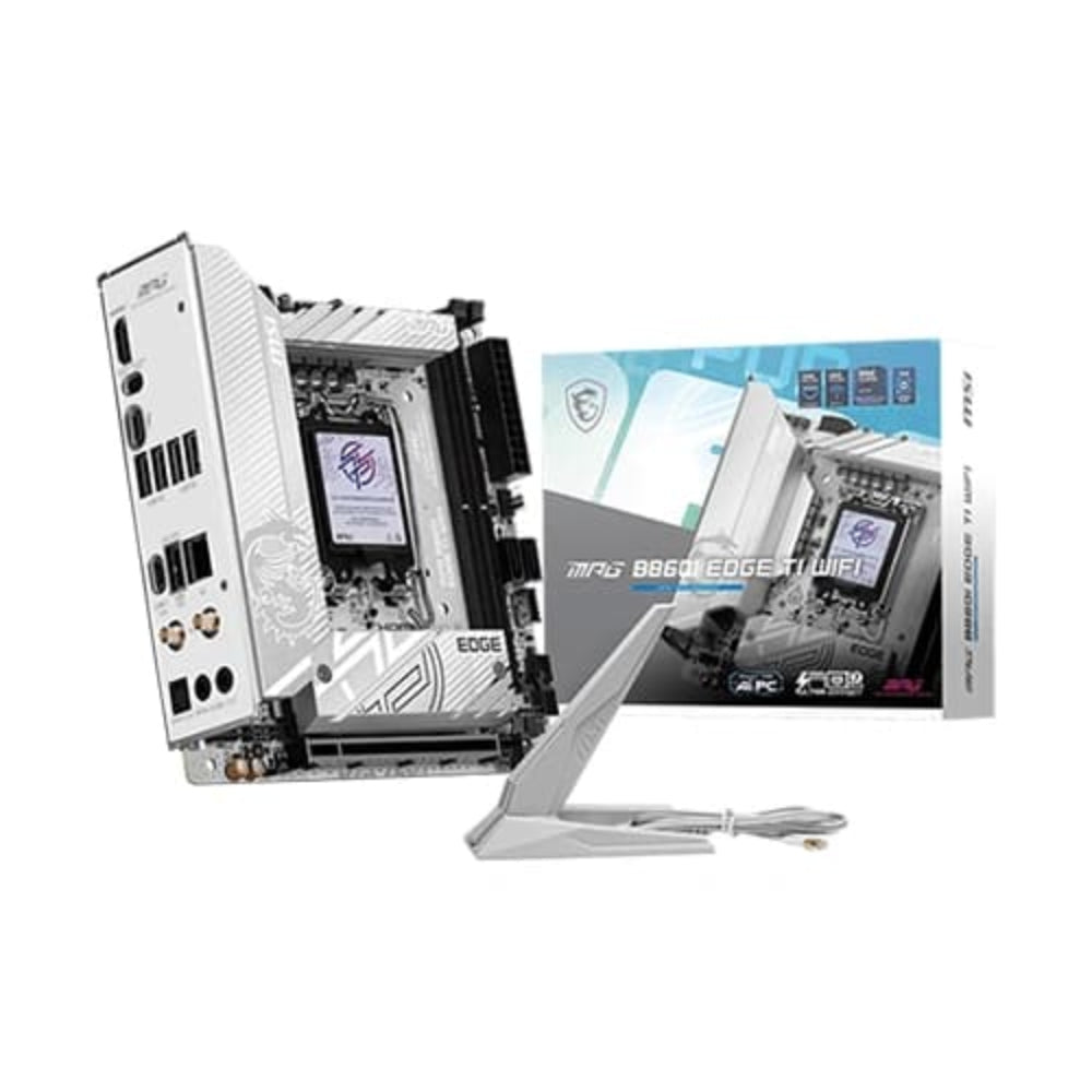 MSI MPG B860I Edge TI Wifi7 DDR5 White Edition Intel Motherboard