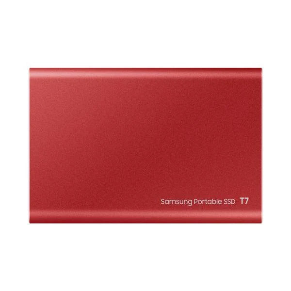 SAMSUNG T7 500GB Gen2 External Solid State Drive (SSD) (Red)