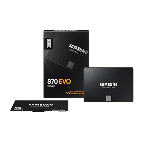 SAMSUNG 870 EVO 500 GB 2.5 SATA SATA 3 Internal Solid State Drive (SSD)