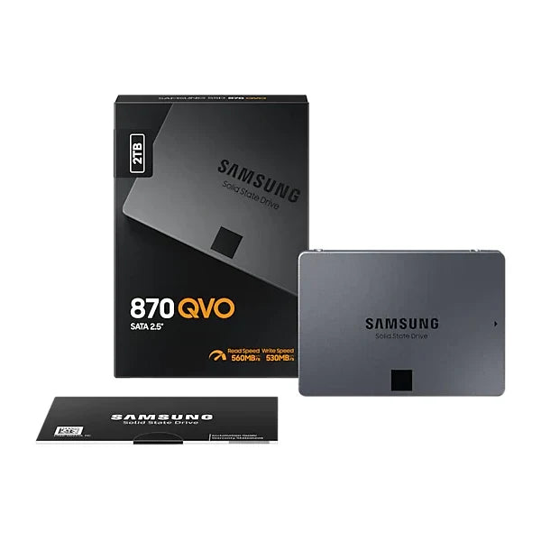 SAMSUNG 870 QVO 2TB 2.5 SATA SATA 3 Solid State Drive (SSD)