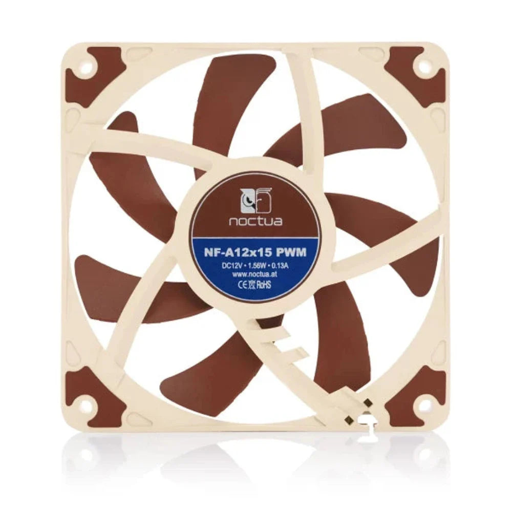 NOCTUA NF-A12X15 PWM 120mm Non-RGB Cabinet Fan (Single Pack)