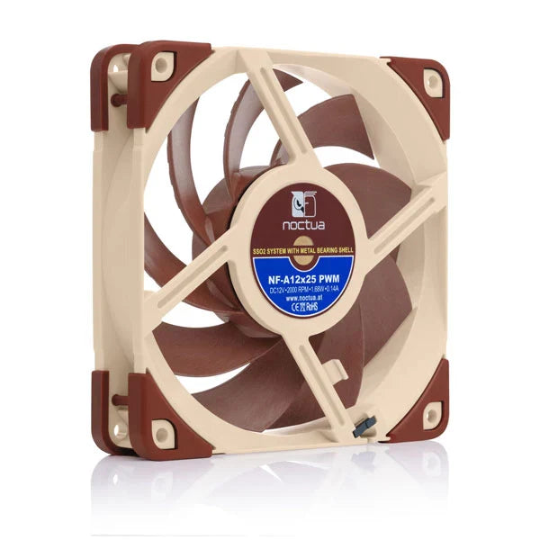 NOCTUA NF-A12x25 PWM Non-RGB Cabinet Fan (Single Pack)