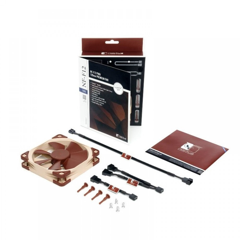 NOCTUA NF-A12 PWM 120mm Non-RGB Cabinet Fan (Single Pack)