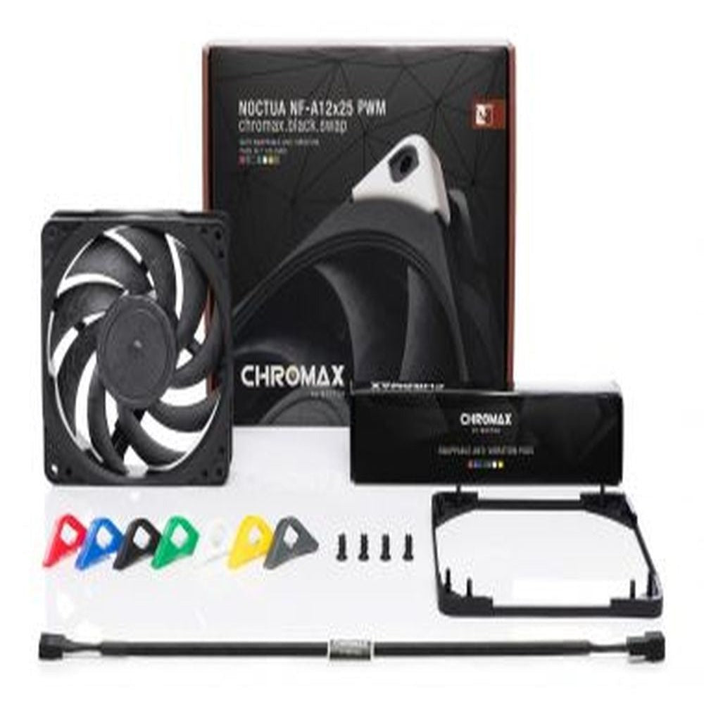 NOCTUA NF-A12x25 PWM Chromax Cabinet Fan Black