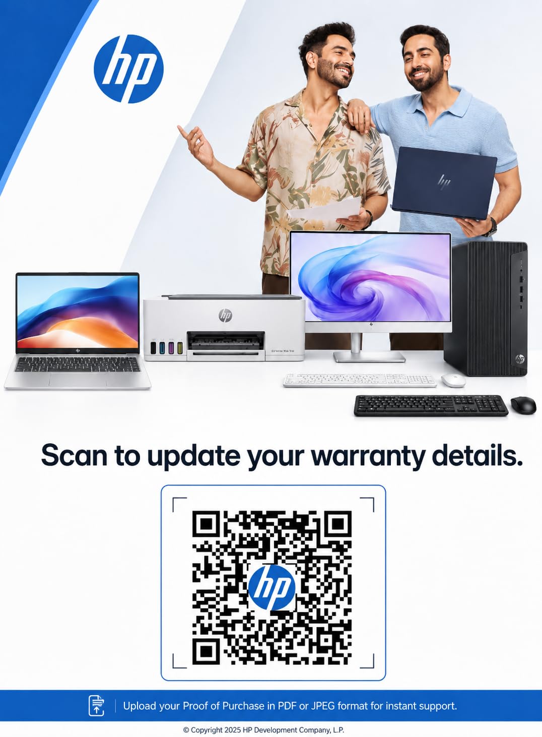 HP OmniDesk Desktop Tower, AMD Ryzen 5 8500G,16GB RAM,1TB SSD,Windows 11 Home,MS Office 24,Wired Keyboard & Mouse, M02-0005IN Desktop PC