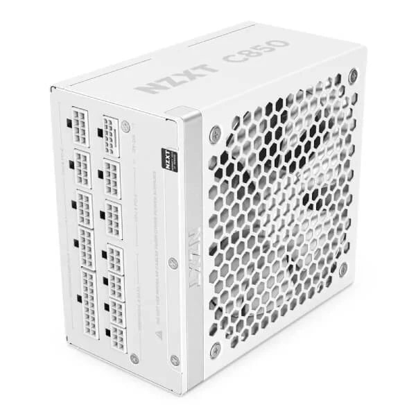 NZXT C850 850W 80 + Gold Fully Modular ATX 3.1 Power Supply (White)