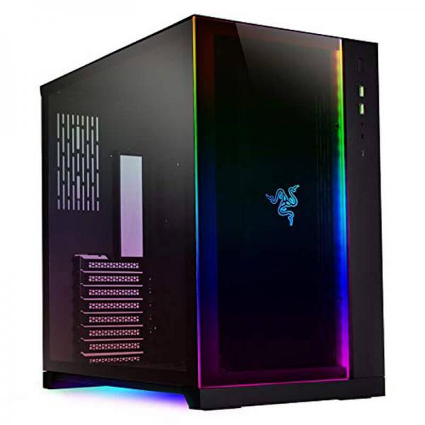 LIAN LI O11 Dynamic Razer Edition EATX Mid Tower Cabinet (Black)