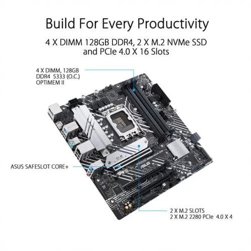 ASUS Prime B660M-A DDR4 Intel Motherboard