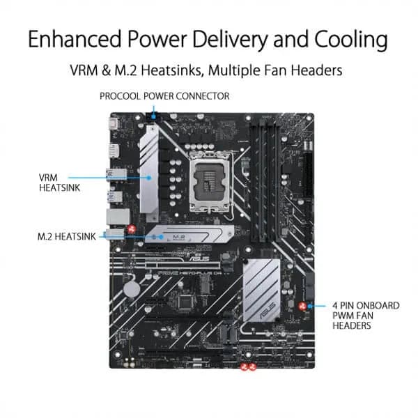 ASUS Prime H670-Plus DDR4 Intel Motherboard