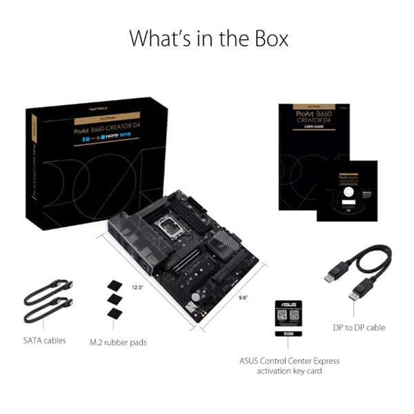 ASUS ProArt B660 Creator DDR4 Intel Motherboard