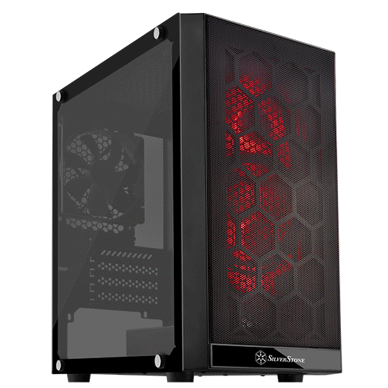 SILVERSTONE PS15 MATX Mid Tower Cabinet (Black)