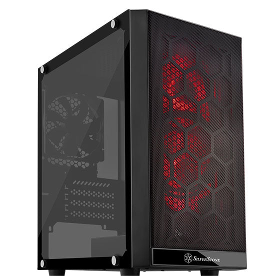 SILVERSTONE PS15 MATX Mid Tower Cabinet (Black)