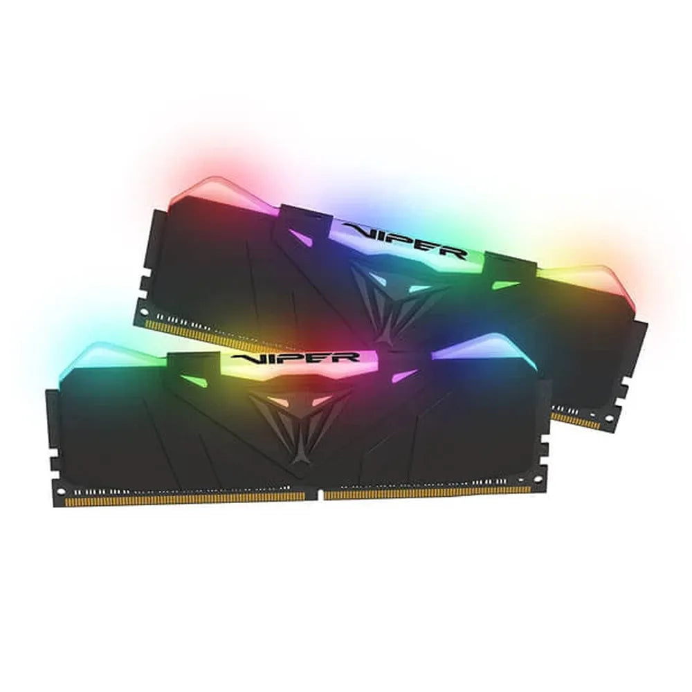 PATRIOT Viper RGB 32GB ( 16GBX2 ) 3200MHz DDR4 RAM ( Black ) ( CL16 )