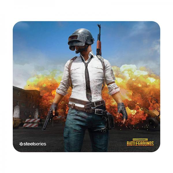 STEELSERIES QCK Plus PUBG Erangel Edition Large Black Mousepad
