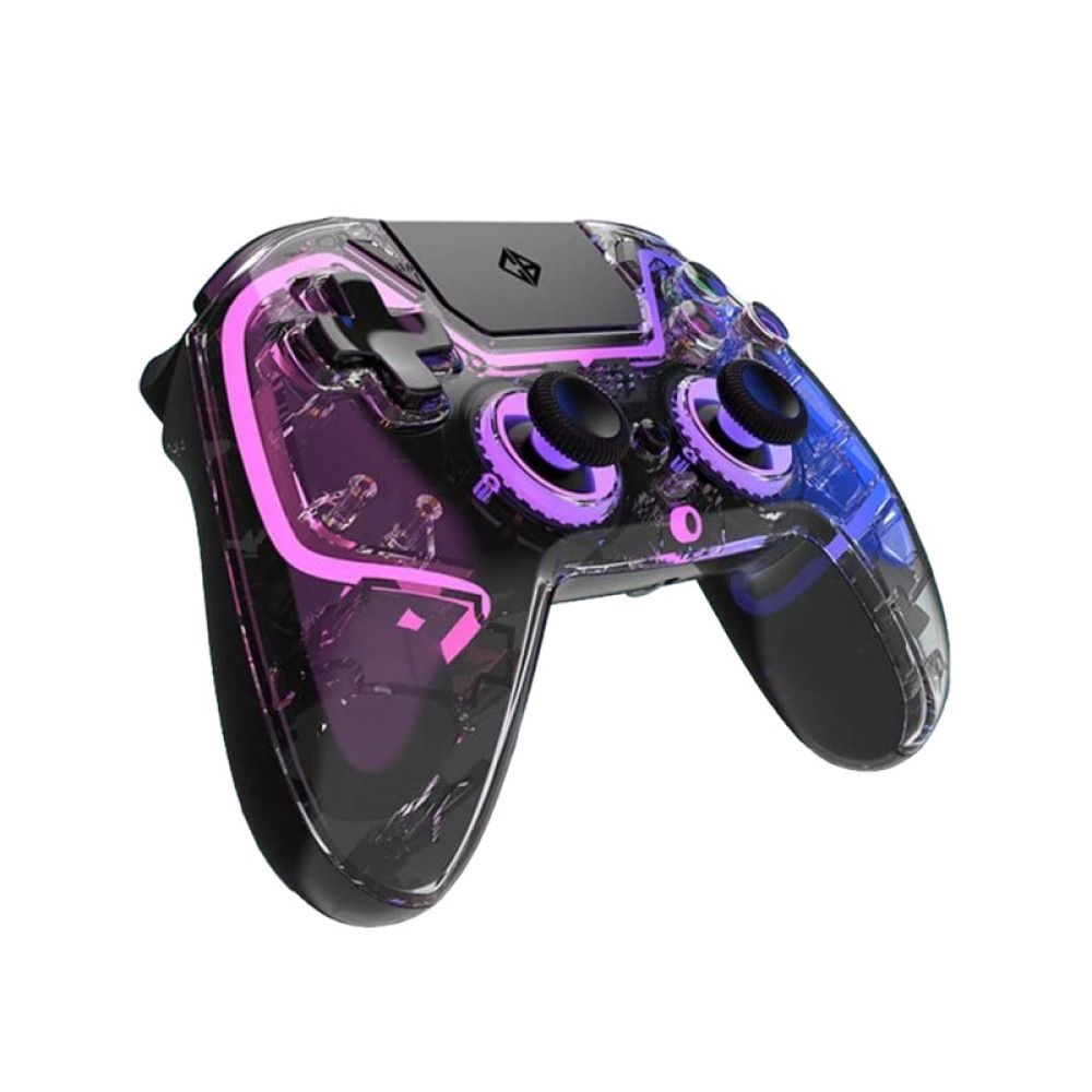 COSMIC BYTE Quantum Dual Mode Wireless Controller for PS4,PC ( Transparent Black )