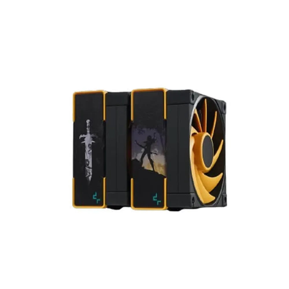 DeepCool AK620 Zero Dark Zoria 120mm Dual Tower CPU Air Cooler (Black)