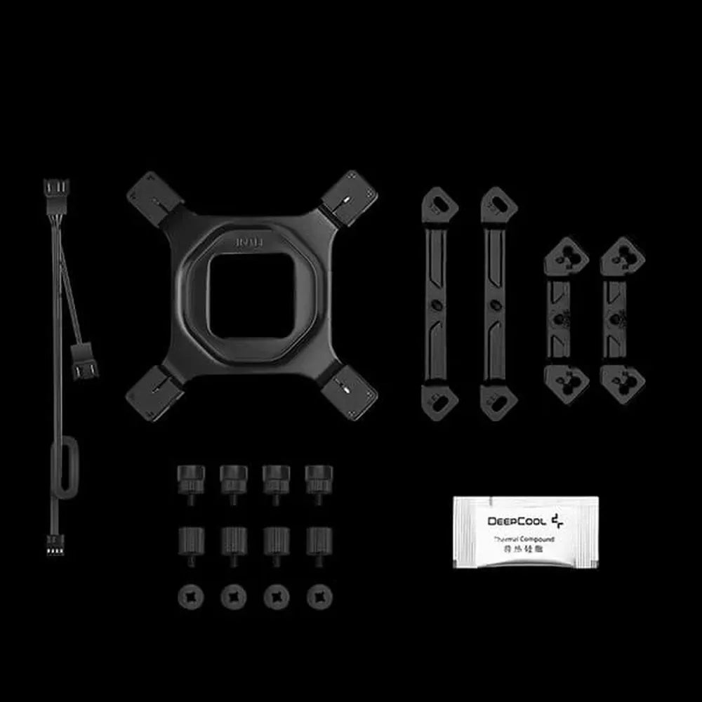 DeepCool AK620 Zero Dark Zoria 120mm Dual Tower CPU Air Cooler (Black)