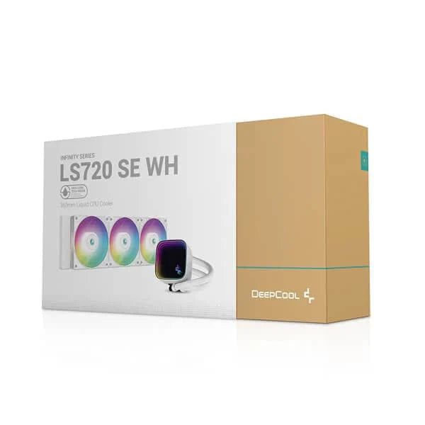 DEEPCOOL Infinity LS720 SE ARGB CPU Liquid Cooler (White)