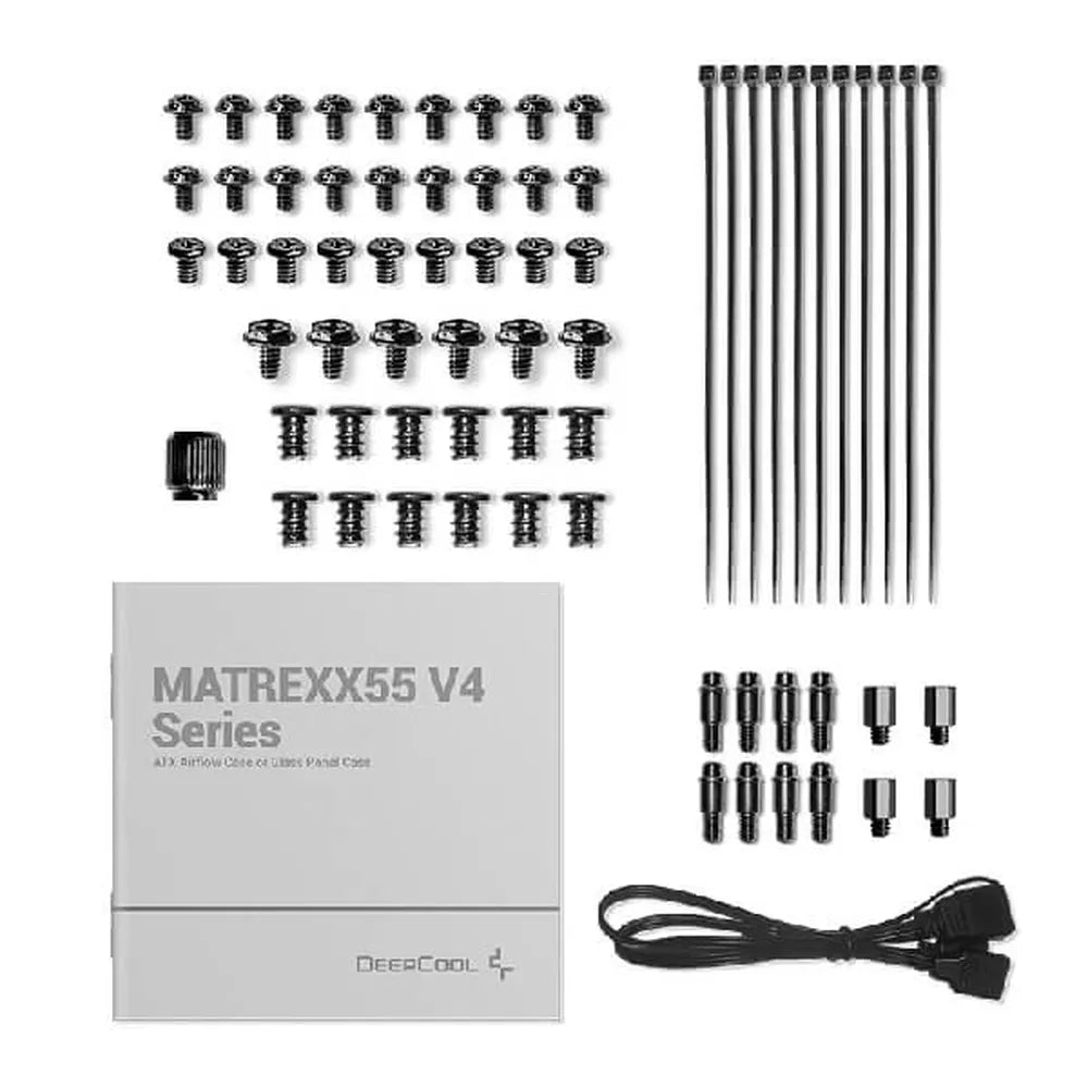 Deepcool MATREXX 55 V4 C ARGB ATX Mid Tower Cabinet (Black)