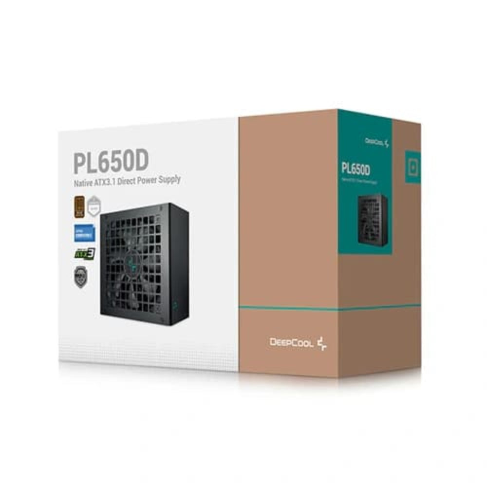 DEEPCOOL PL650D 650W 80+ Bronze Non Modular ATX 3.1 Power Supply ( 650W )