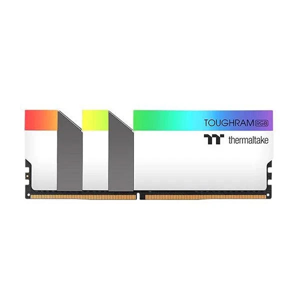THERMALTAKE Toughram RGB 64GB ( 32GBx2 ) 3600MHz DDR4 RAM ( White ) ( CL18 )