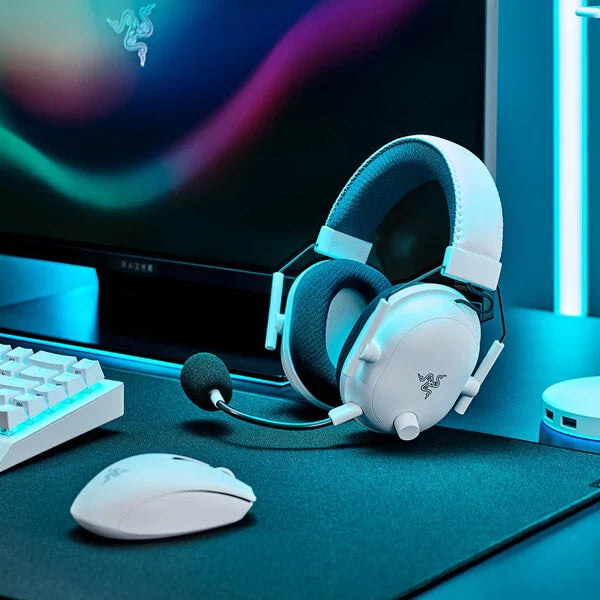RAZER BlackShark V2 Pro Wireless Stereo Gaming Headphone ( White ) ( PC / Mac / PS4 )