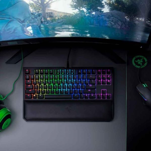 RAZER BlackWidow Tournament Edition Chroma V2 RGB Tenkeyless Mechanical Gaming Keyboard ( Razer Green Switch )