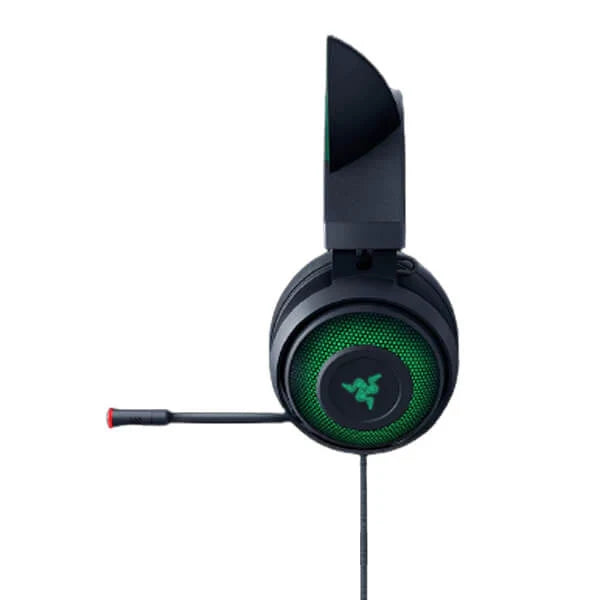 RAZER Kraken Kitty RGB USB Digital 7.1 Surround Gaming Headphone ( Black ) ( Devices with USB Connector )