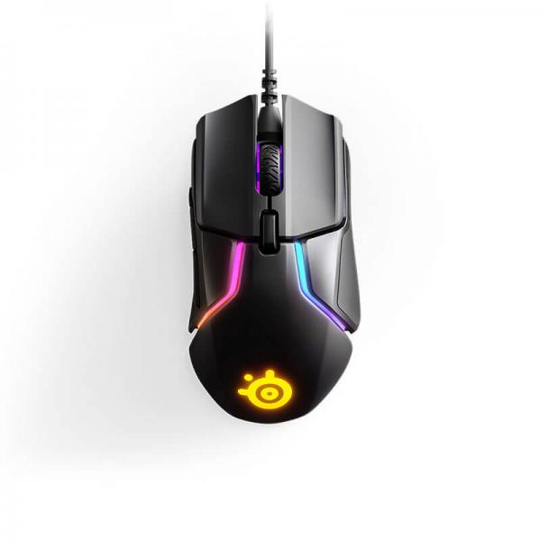 STEELSERIES Rival 600 Wired Ergonomic Gaming Mouse ( RIVAL-600 ) ( 12000DPI / 7 Macro Button ) ( Black )