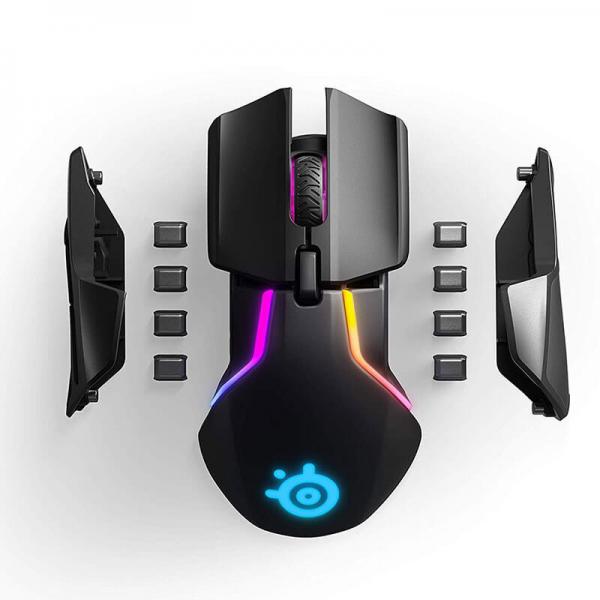 STEELSERIES Rival 650 Wireless Ergonomic Gaming Mouse ( RIVAL-650-WIRELESS ) ( 12000DPI / 7 Macro Button ) ( Black )