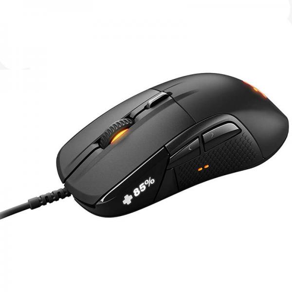 STEELSERIES Rival 710 Wired Ergonomic Gaming Mouse ( RIVAL-710 ) ( 1200DPI / 7 Macro Button ) ( Black )