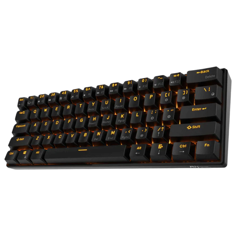 ROYAL KLUDGE RK61 60% Wireless Mechanical Gaming Keyboard ( Black ) ( Blue Switch )