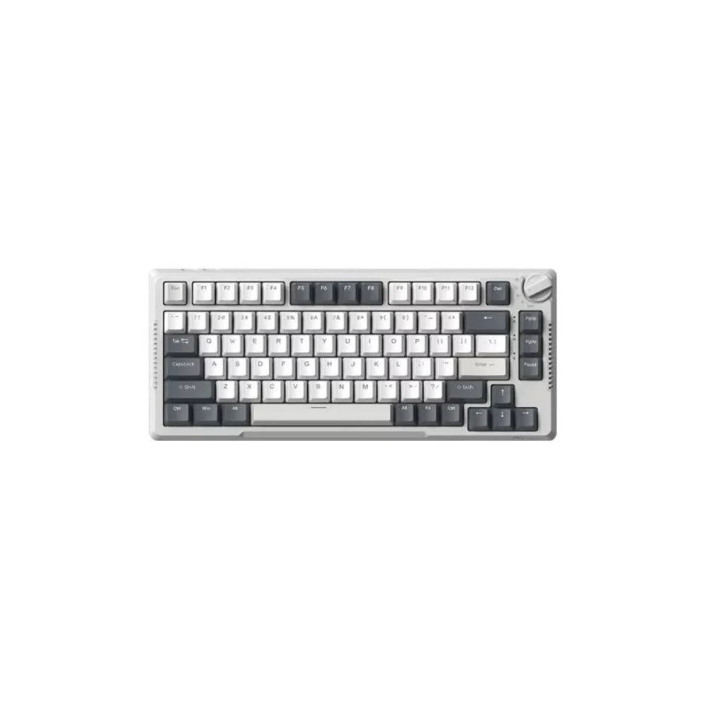 ROYAL KLUDGE RK H81 75% Wireless Mechanical Gaming Keyboard ( White Night ) ( Blue Switch )