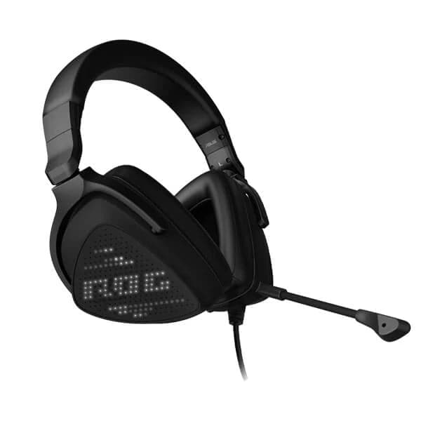 ASUS ROG Delta S Animate USB Wired Virtual 7.1 Surround sound Gaming Headphone ( Black ) ( PC / Playstation / Mobile / Xbox )