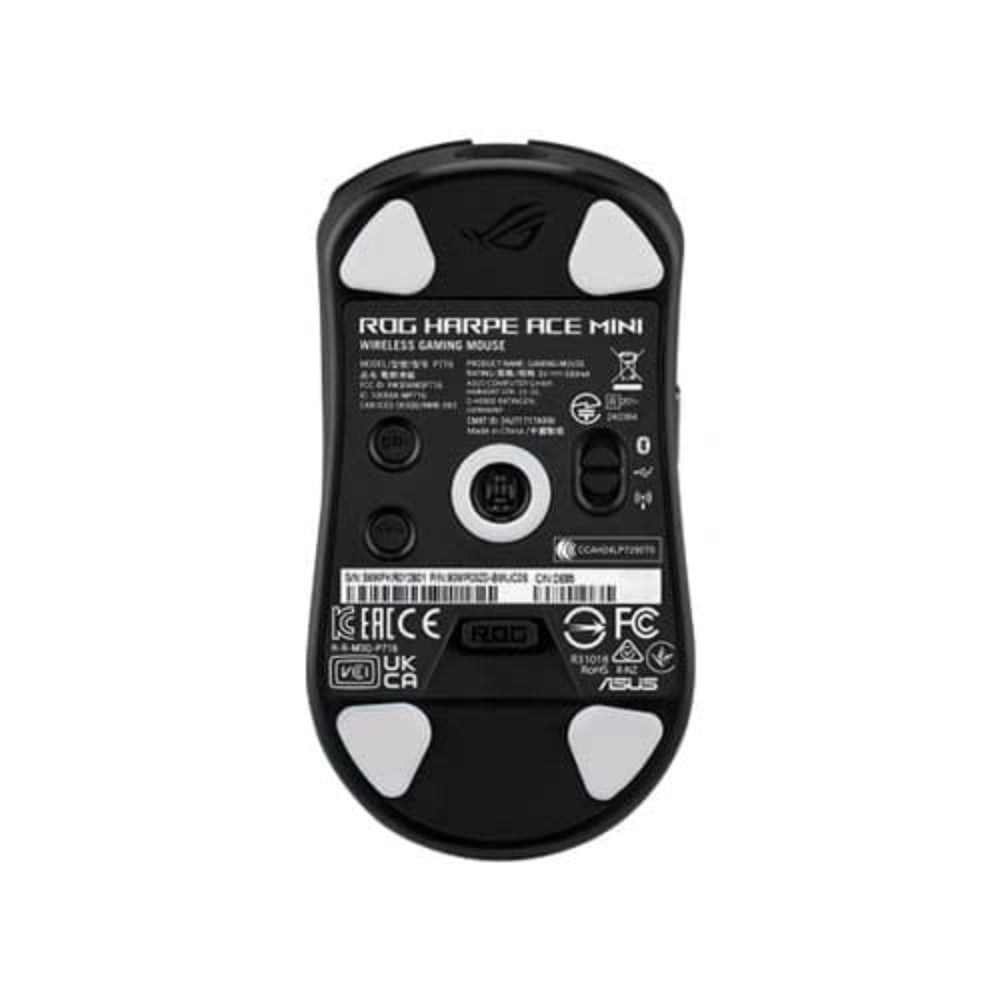 ASUS ROG Harpe Ace Mini RGB Wireless Ergonomic Gaming Mouse ( Black ) ( 42000DPI / 5 Macro Buttons )