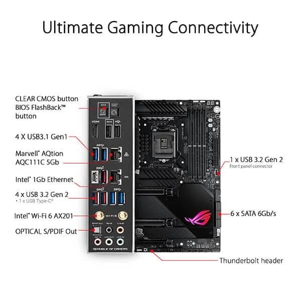 ASUS ROG Maximus XII Hero Wifi DDR4 Intel Motherboard