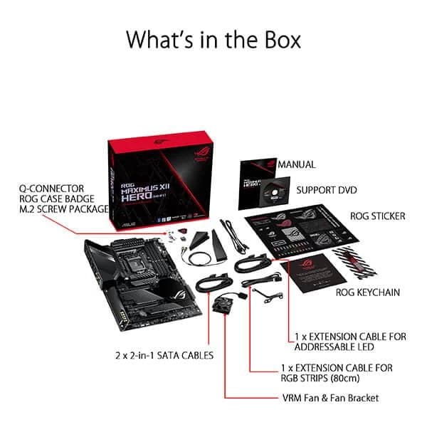 ASUS ROG Maximus XII Hero Wifi DDR4 Intel Motherboard