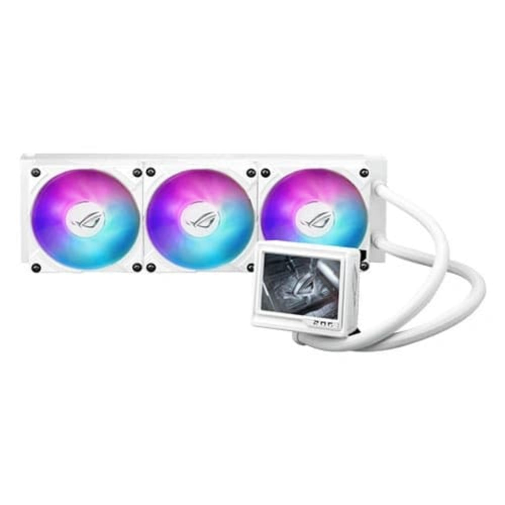 ASUS ROG Ryujin III 360 ARGB Extreme 360mm CPU Liquid Cooler ( White ) ( With LCD Display )